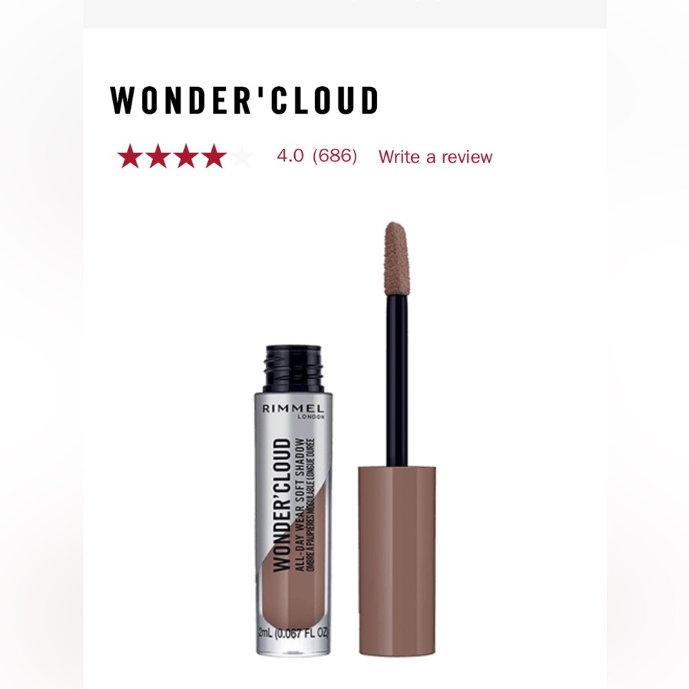 Rimmel London Wonder'Cloud all day Eyeshadow 003 truffle haze -2ml